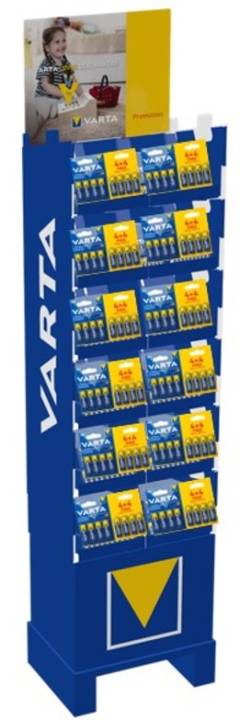 Varta Longlife Floor Stand Display Unit AA & AAA